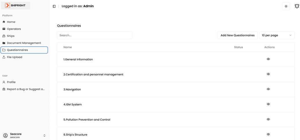 ShipRight Inspection - Right View